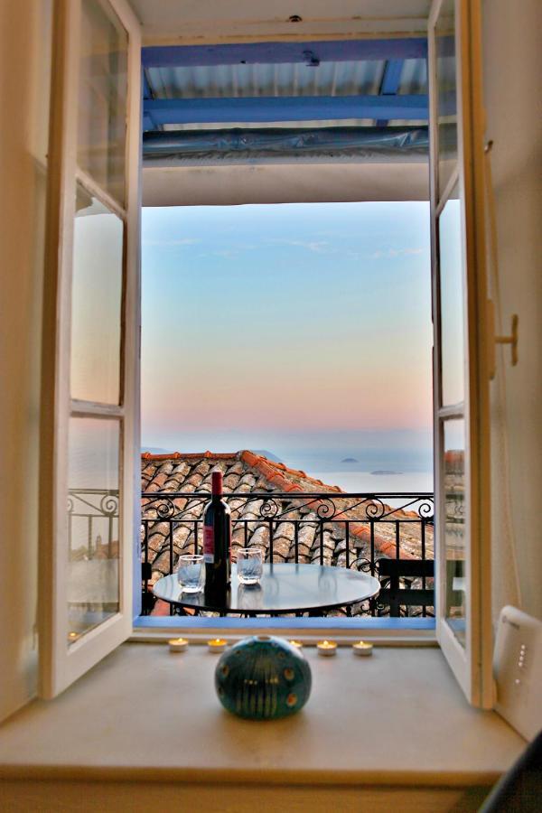 Villa Rodia House Glossa Exterior foto